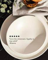 handmade, artisan made, matte white, matte finish, plate, dinner plate, pasta plate, salad plate, assiette à diner, assiette à pate, salad plate, blanc mat, artisan made fait à la main, arisanal, intemporel, design, dadasi, gharyan stoneware, ethically made, ethique, fair trade, commerce équitable
